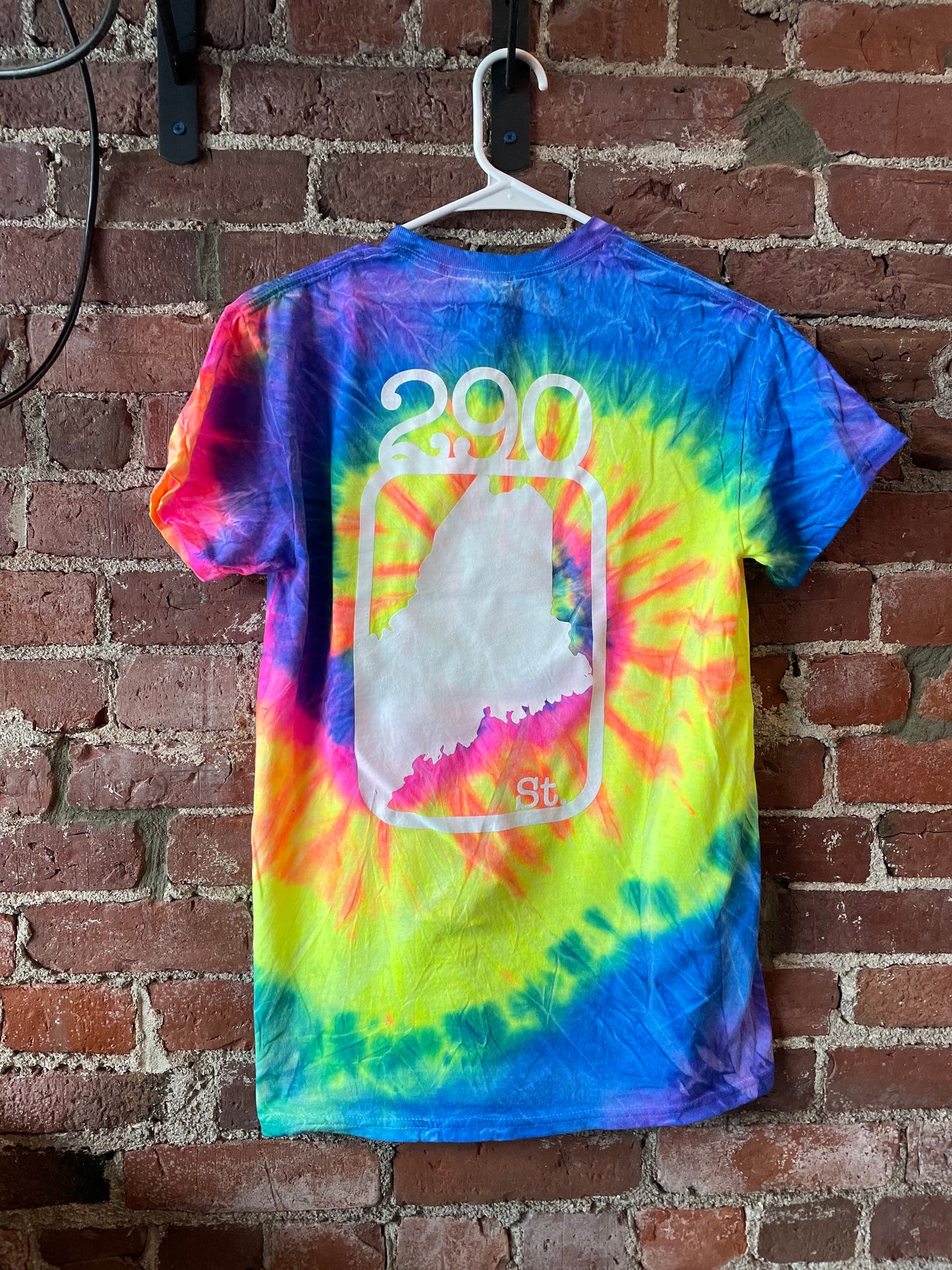 Short Sleeve Tee - bright tie dye