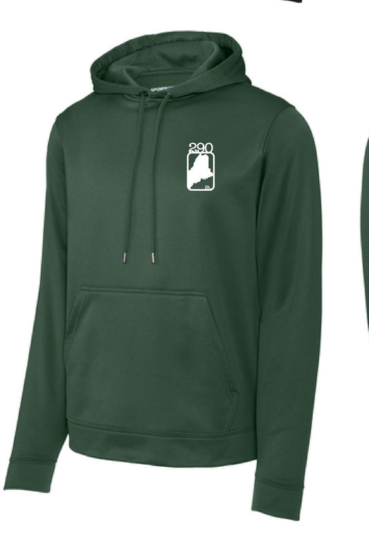 Hooded Sweatshirt - green tree