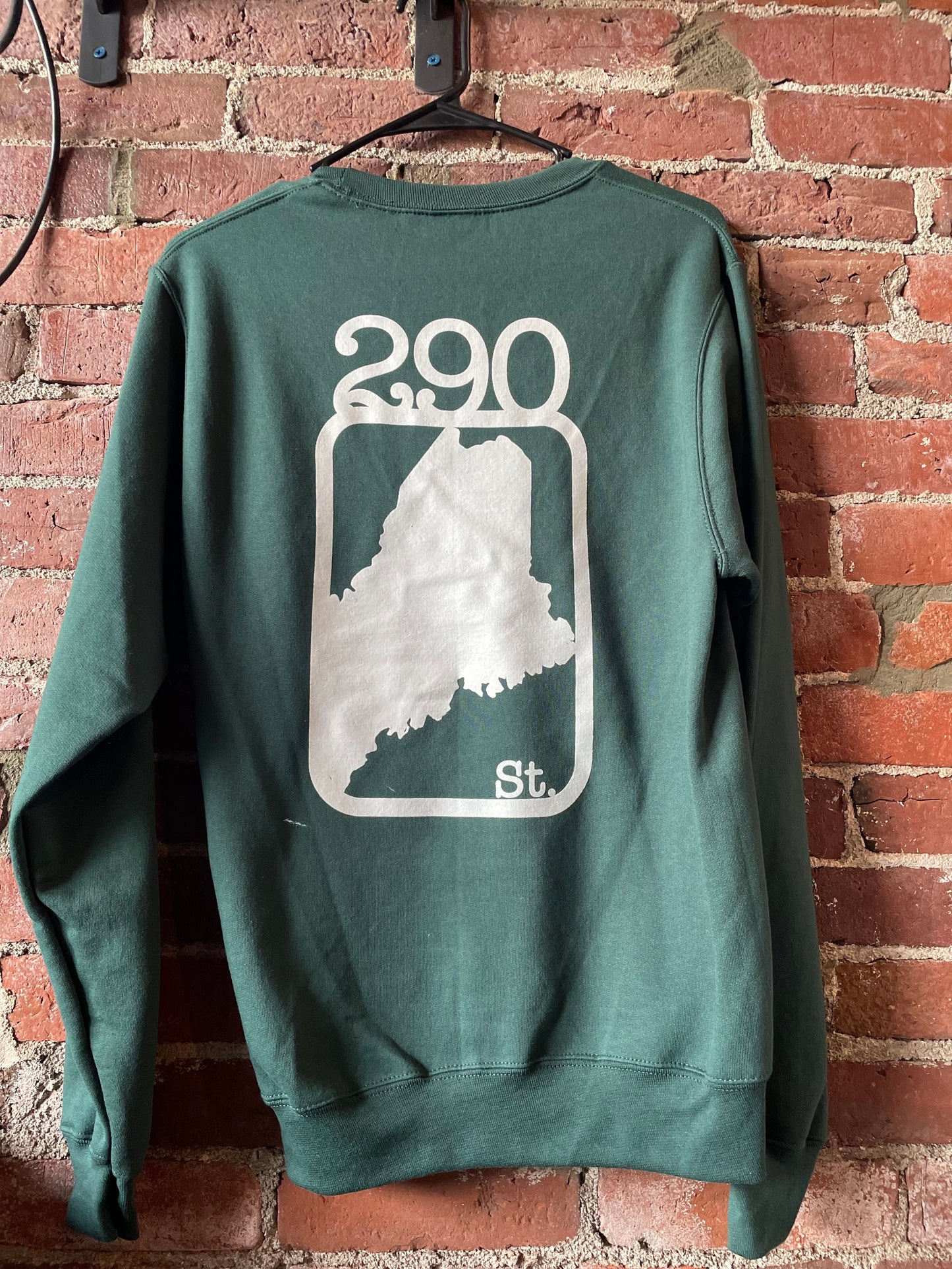 Crew Neck Sweatshirt - Green