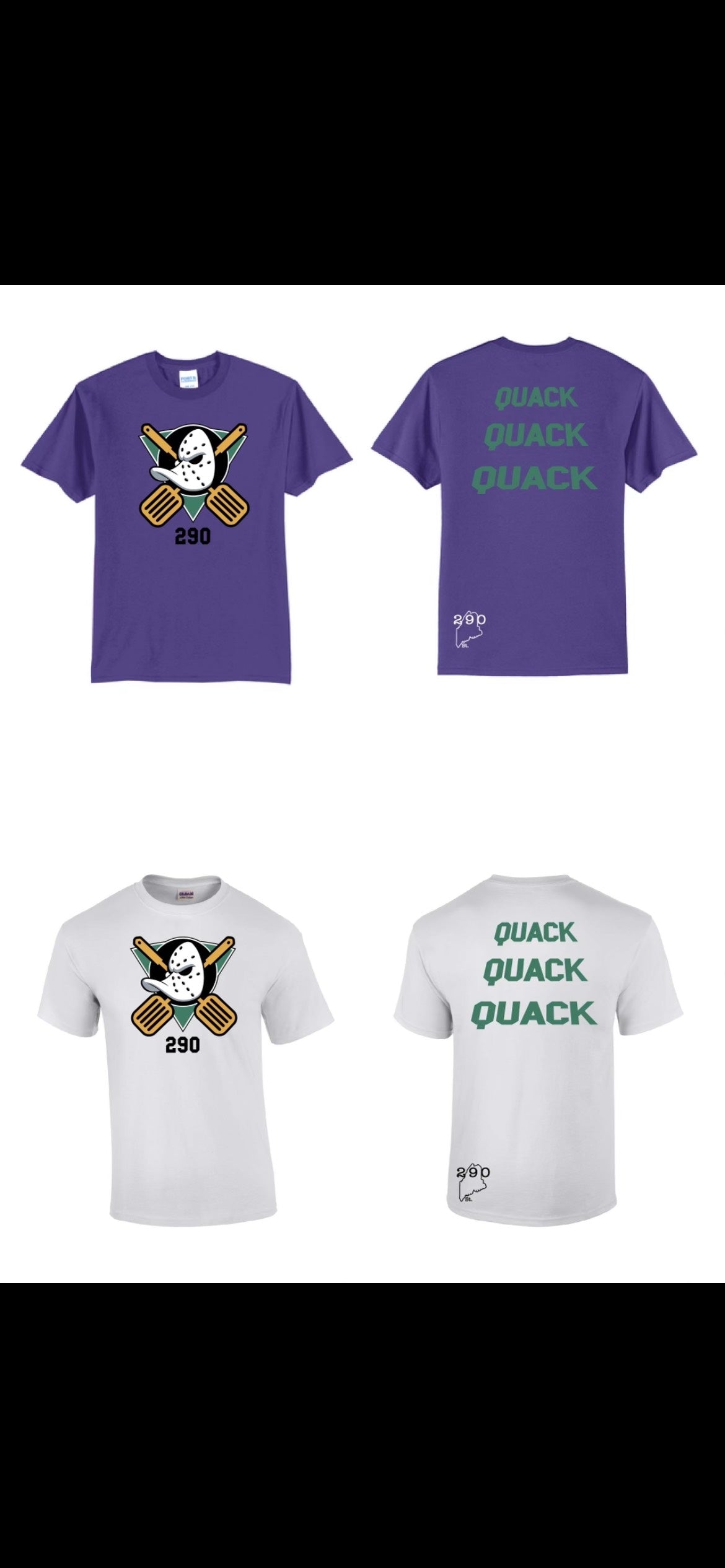 Short Sleeve Tee - Mighty Ducks Purple